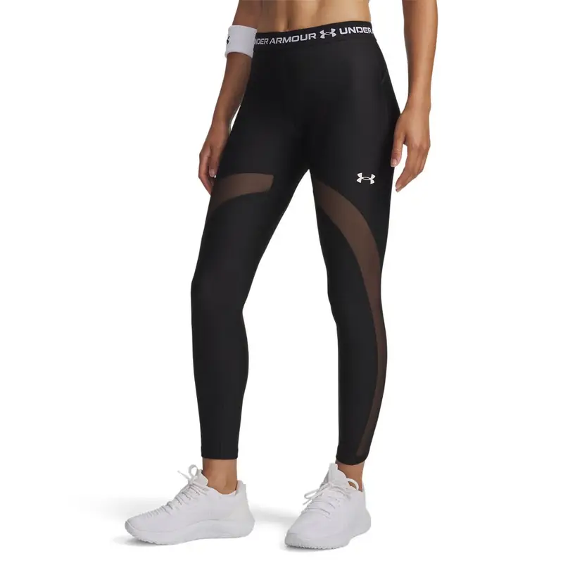 Leggings Palestra Heatgear Mesh Nero Donna M