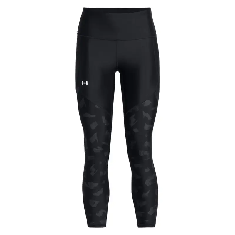 Leggings Palestra Tech Printed Panel Ankle Nero Donna XS