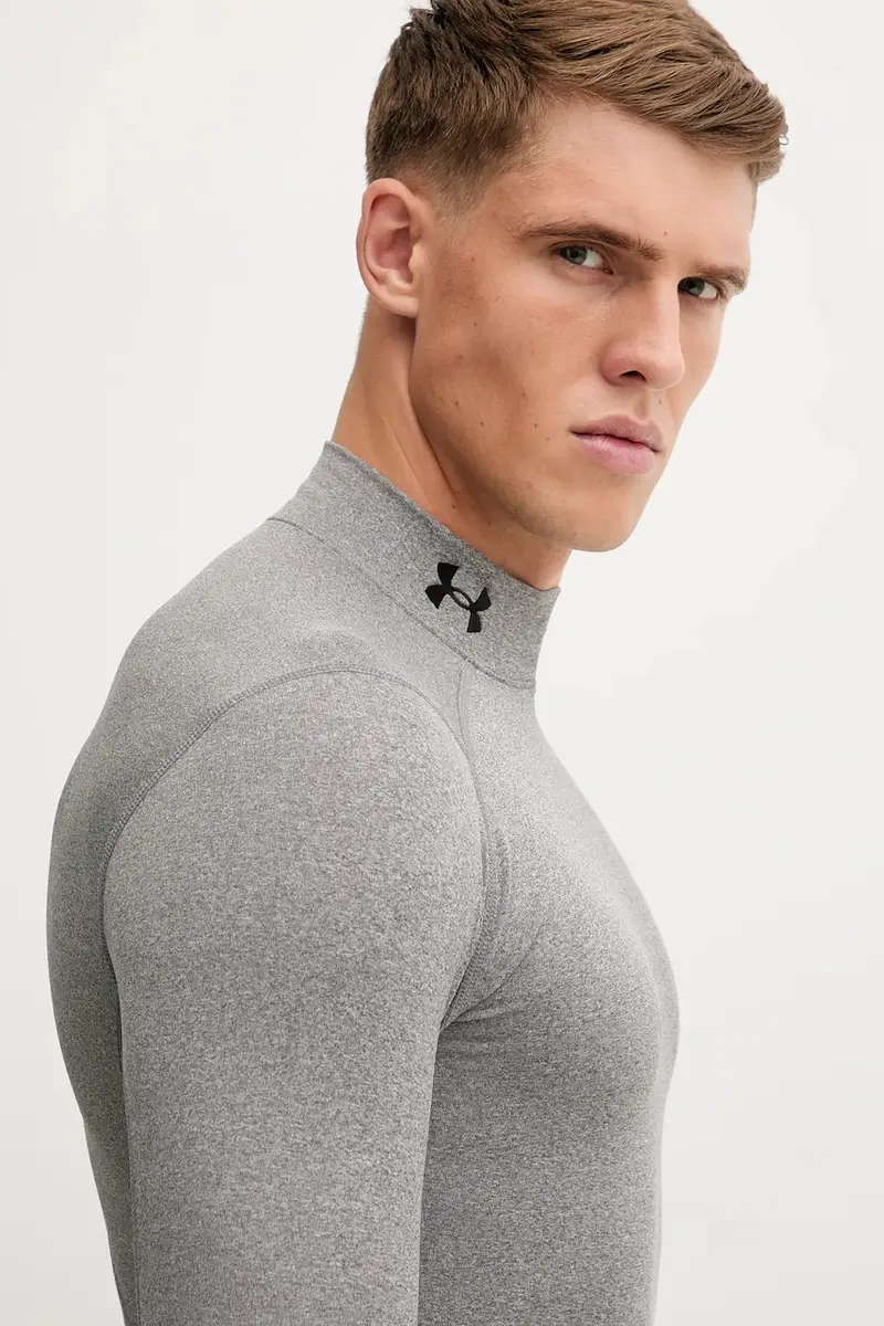 longsleeve trekking ColdGear Compression colore bianco Grigio miniatura 4