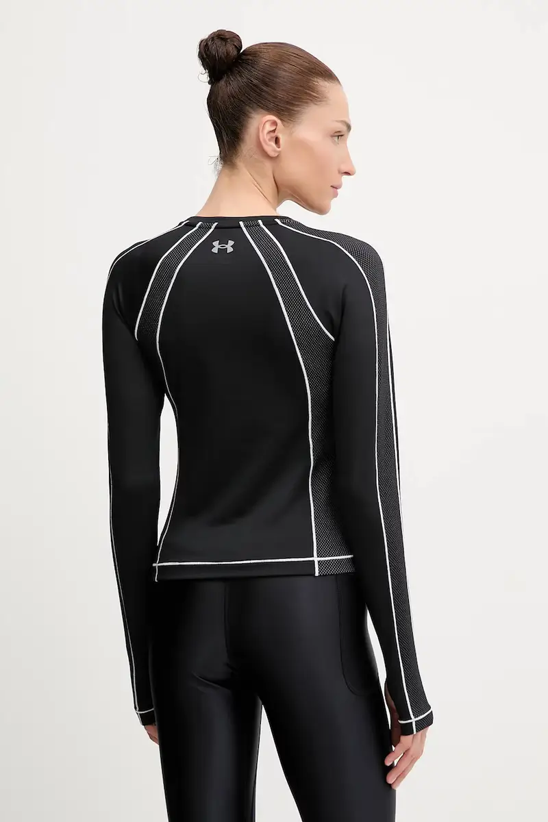 longsleeve trekking ColdGear Nero miniatura 3