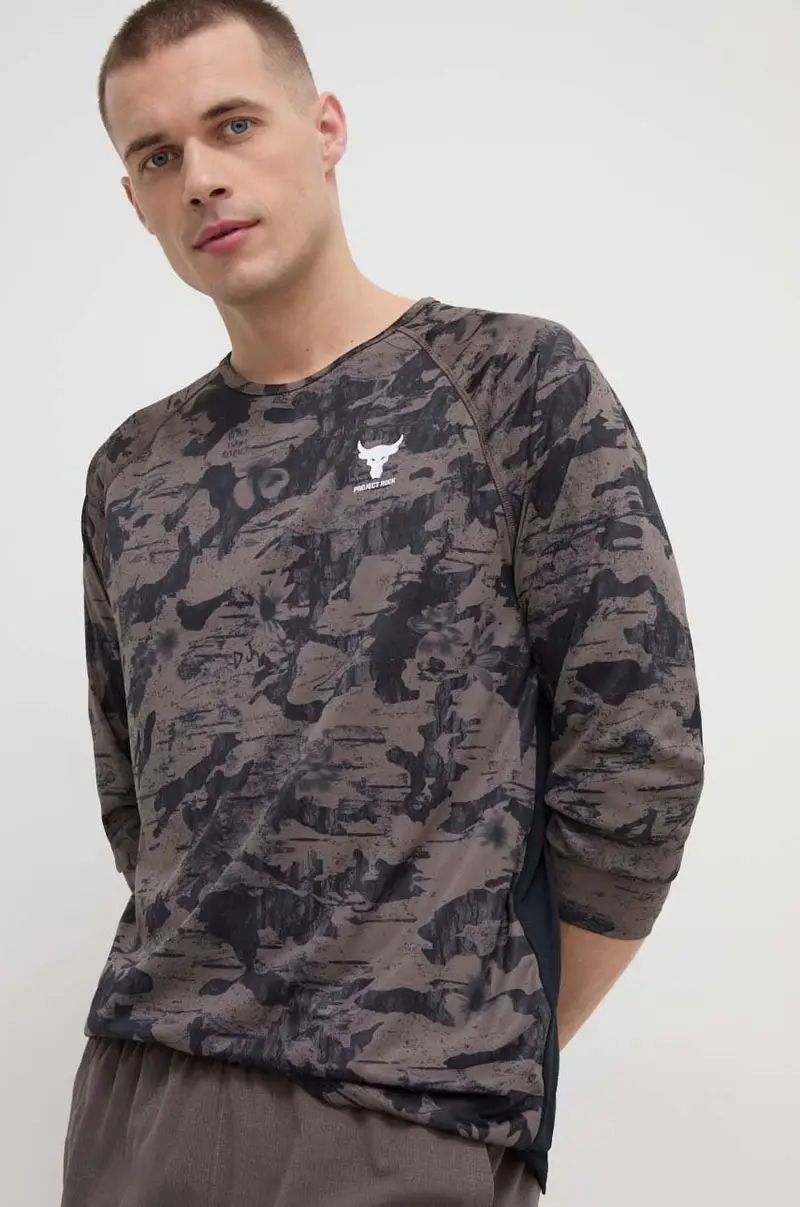 longsleeve trekking Project Rock colore grigio