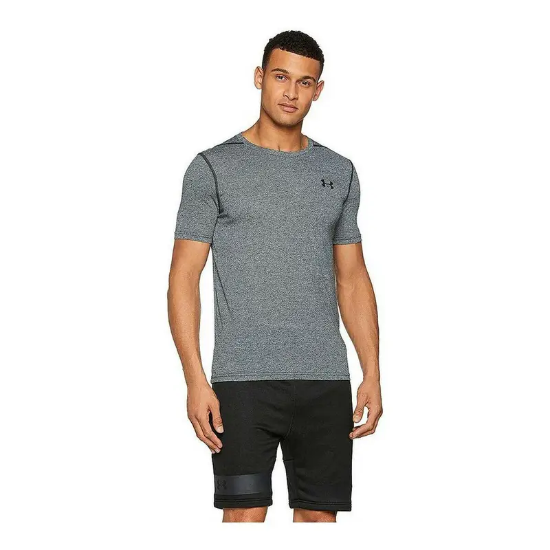 Maglia a Compressione a Maniche Corte da Uomo Under Armour Grigio | Under Armour