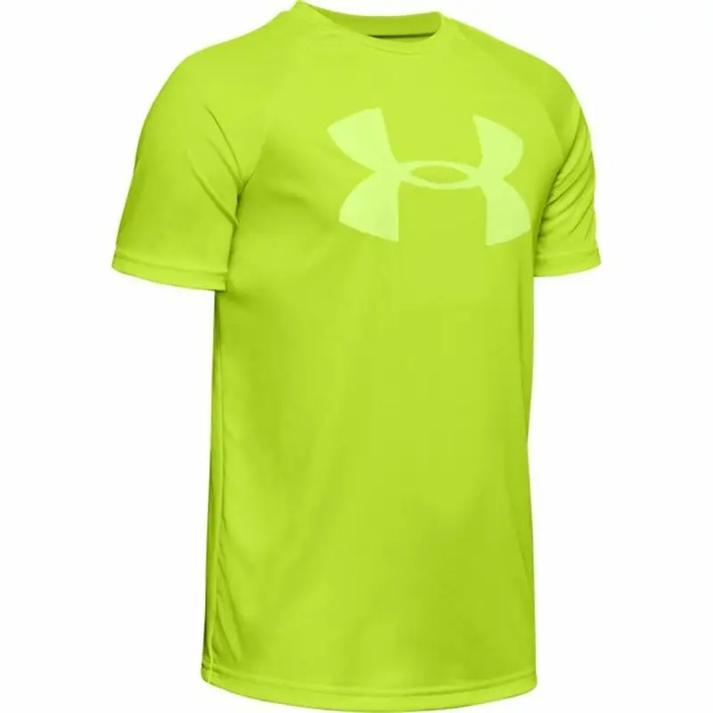 Maglia a Maniche Corte Bambino Under Armour Tech Big Logo Giallo | Under Armour