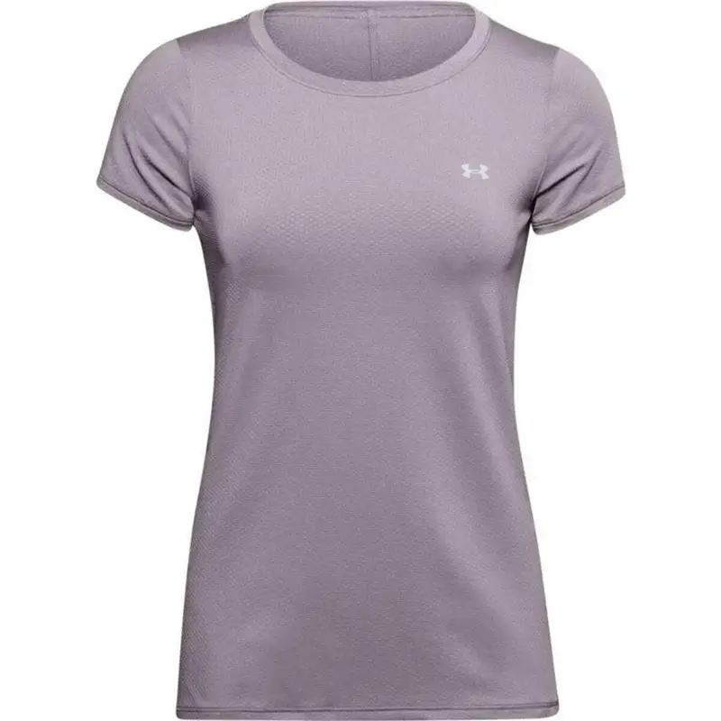 Maglia a Maniche Corte Donna Under Armour HeatGear Viola | Under Armour Viola iris