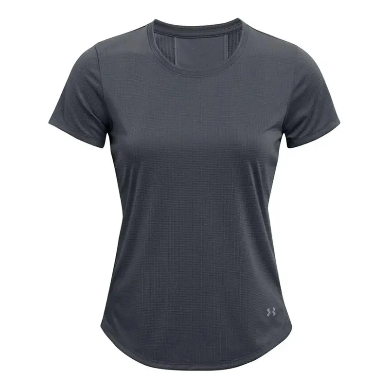 Maglia a Maniche Corte Donna Under Armour Stride Grigio | Under Armour