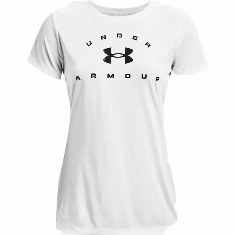 Maglia a Maniche Corte Donna Under Armour Tech Solid Bianco | Under Armour