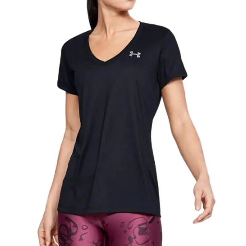 Maglia a Maniche Corte Donna Under Armour Tech SSV Solid Nero | Under Armour