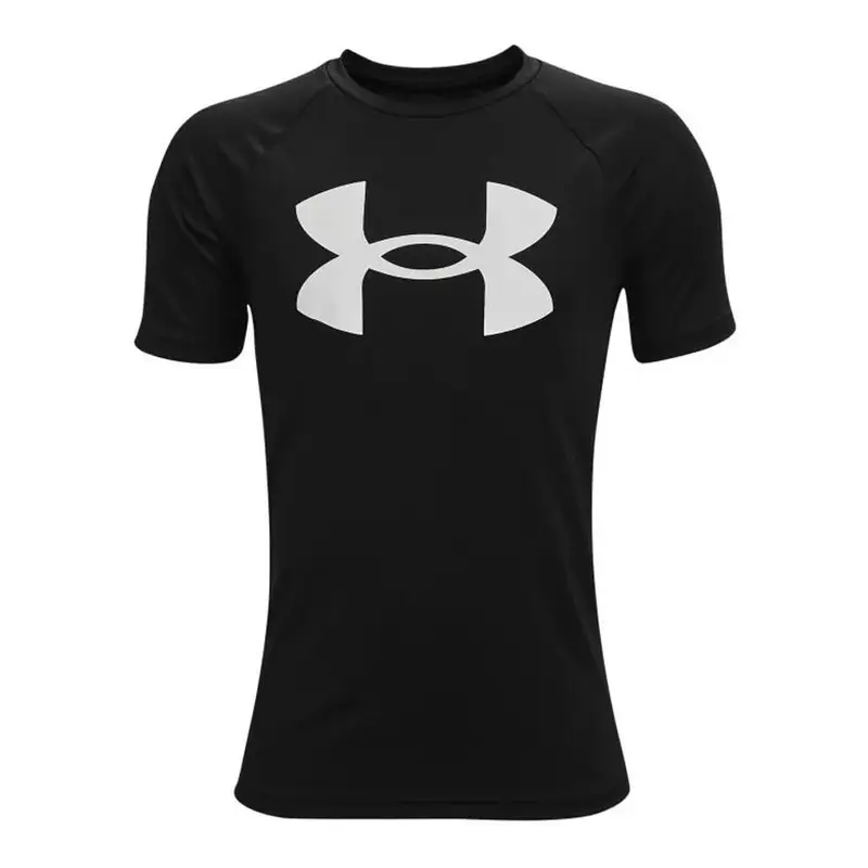 Maglia a Maniche Corte per Bambini Under Armour Tech Big Logo Nero | Under Armour