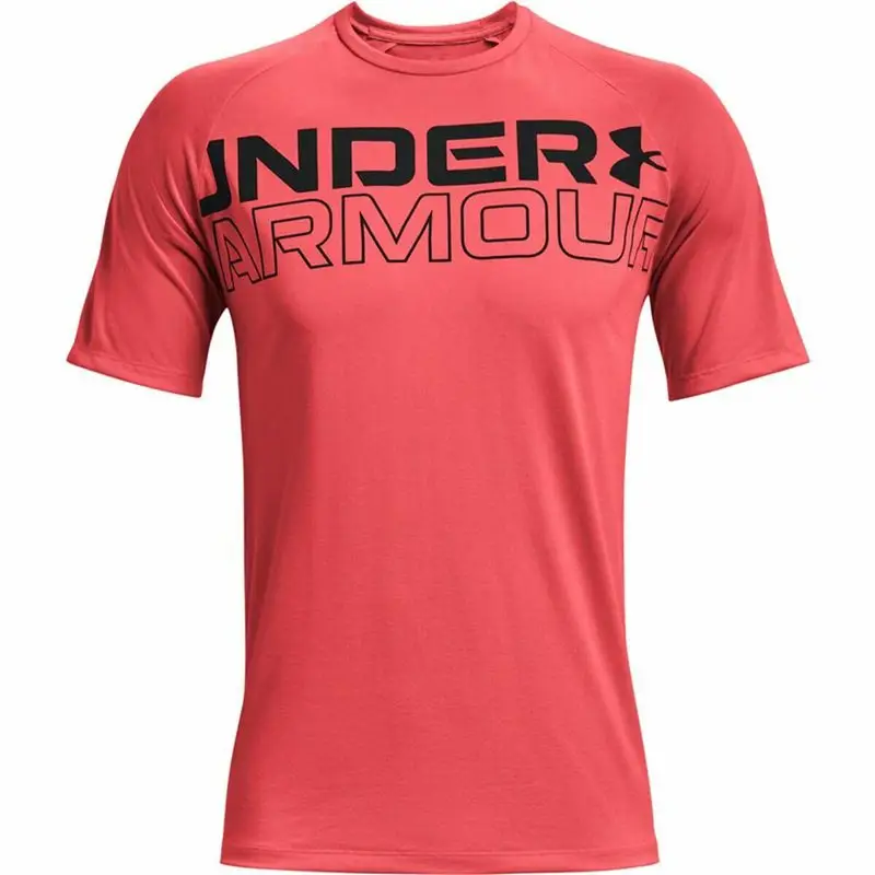 Maglia a Maniche Corte Uomo Under Armour Tech 2 0 Rosso | Under Armour