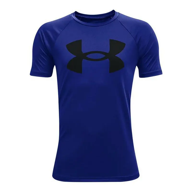 Maglia a Maniche Corte Uomo Under Armour Tech Big Logo Azzurro | Under Armour Blu