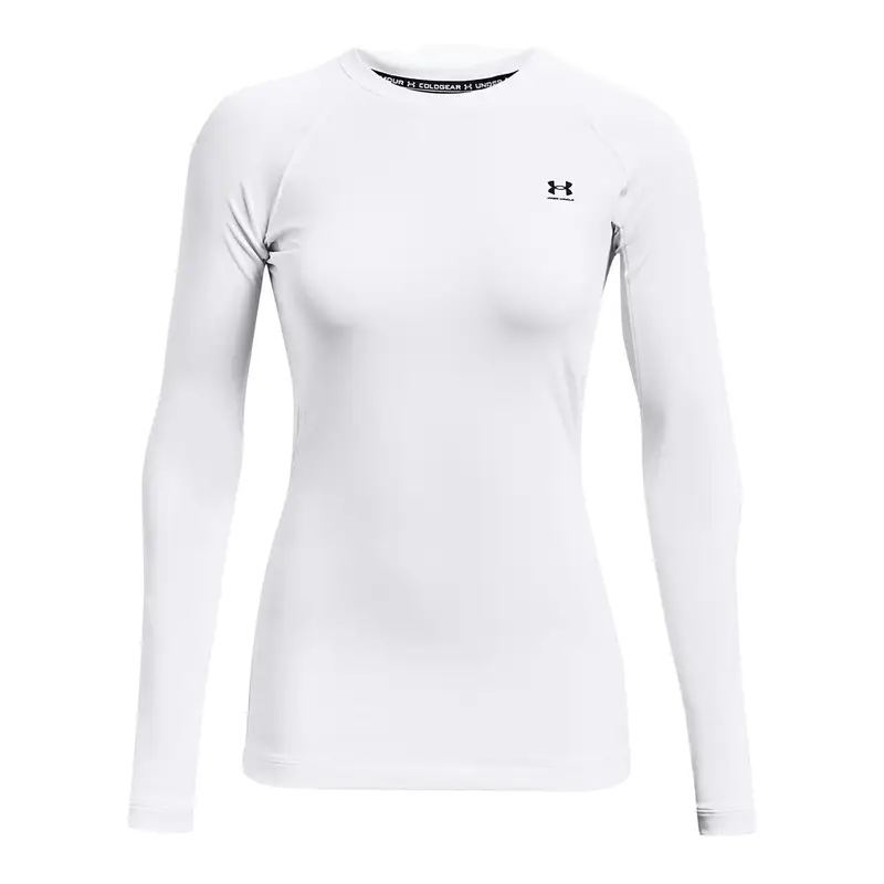 Maglia a maniche lunghe da donna Under Armour Authentics CG Crew | Under Armour Bianco
