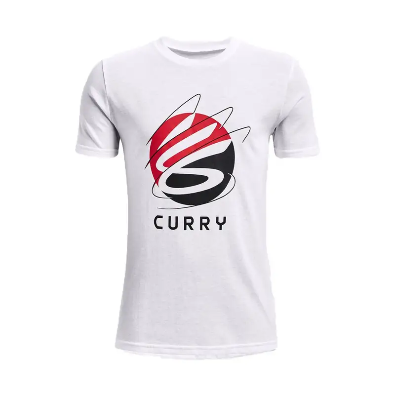 Maglia Basket Curry Symbol Bianco Nero Bambino S/8