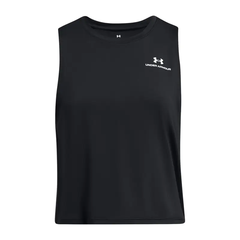 Maglia da allenamento da donna Under Armour Rush Energy Crop Tank | Under Armour Nero
