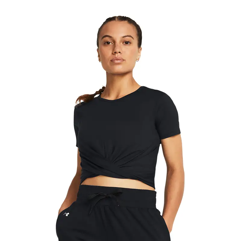 Maglia da allenamento Under Armour Motion Crossover Crop da donna | Under Armour Nero