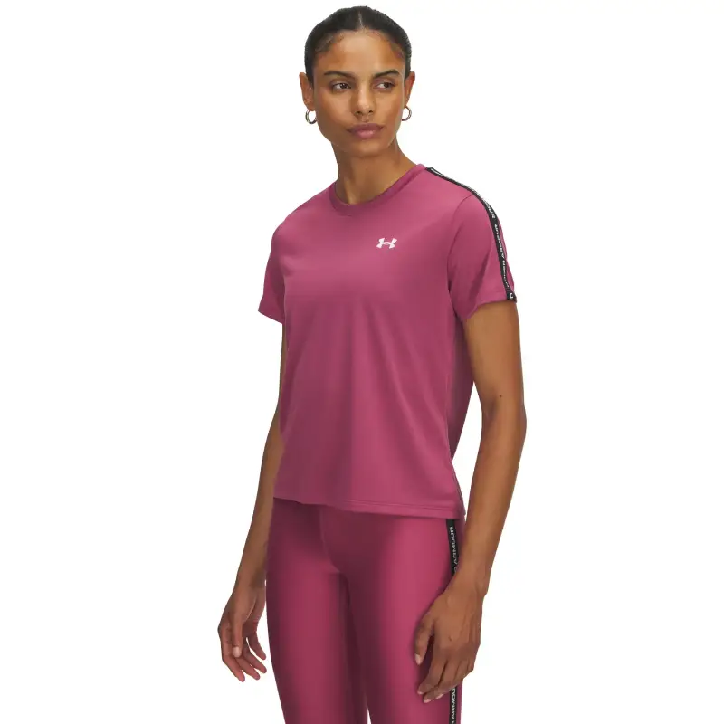 Maglia da donna Under Armour Tech Wordmark Tape Violet