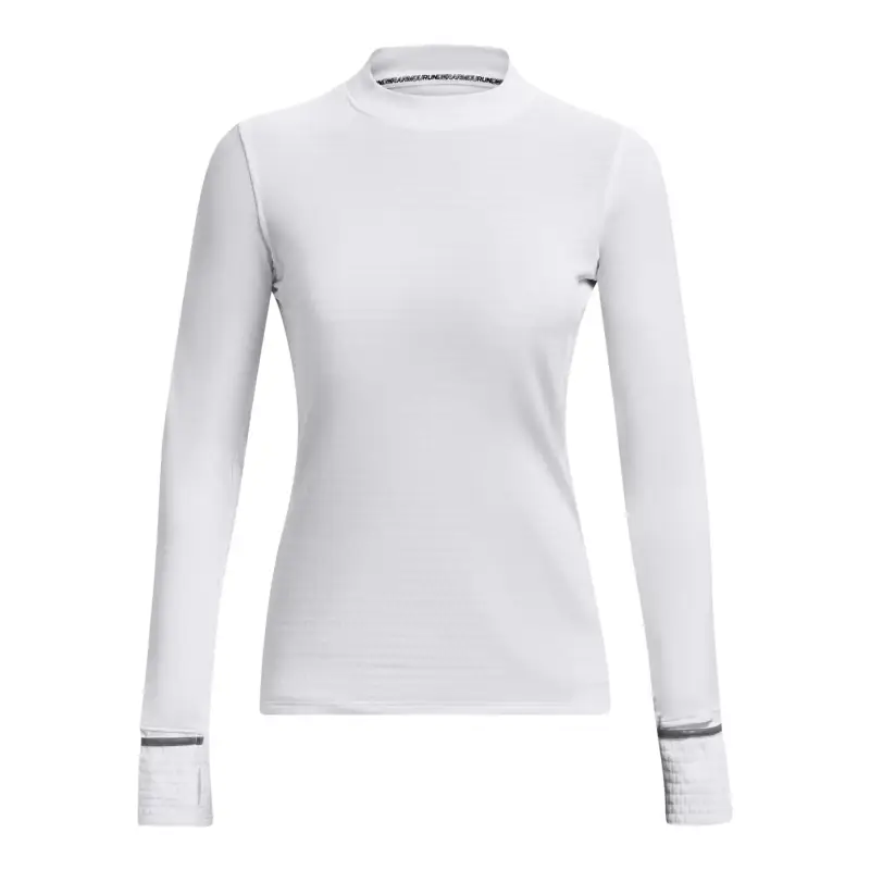 Maglia donna a maniche lunghe Under Armour Qualifier Cold Blanc