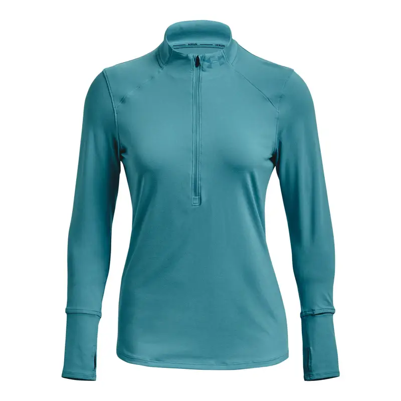 Maglia donna con 1/2 zip Under Armour Qualifier Run 2 0 Bleu