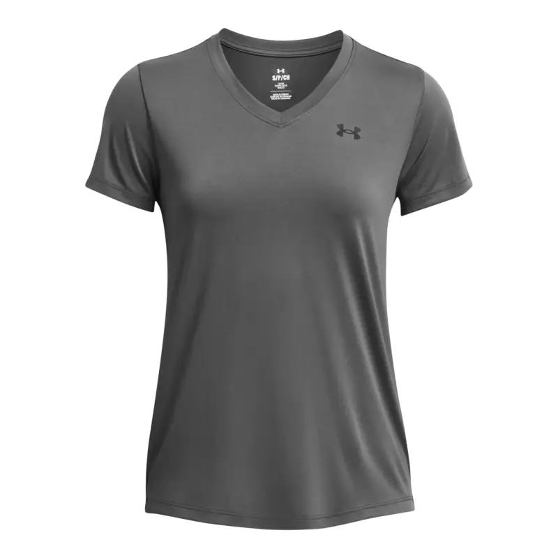 Maglia donna con scollo a V Under Armour Solid Noir