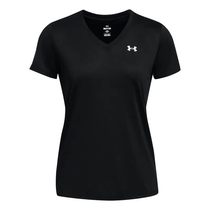 Maglia donna con scollo a V Under Armour Solid Noir
