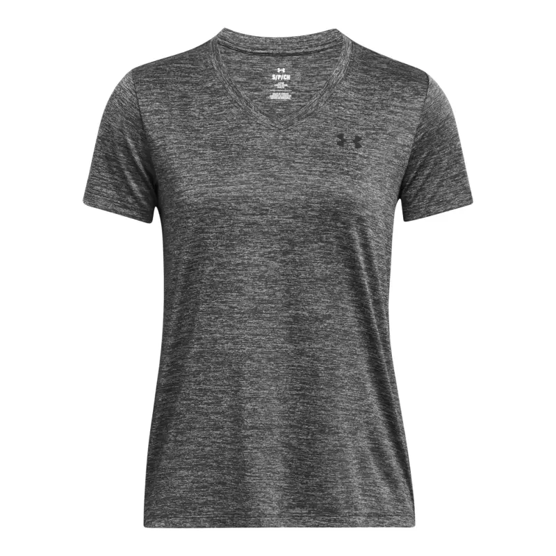 Maglia donna con scollo a V Under Armour Twist Noir