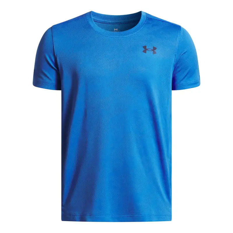 Maglia jacquard per bambini Under Armour Tech Vent Bleu