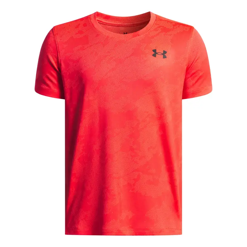 Maglia jacquard per bambini Under Armour Tech Vent Rouge