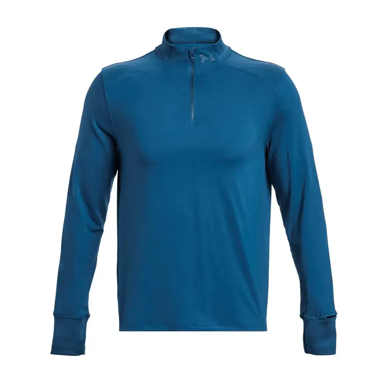 MAGLIA MANICA LUNGA 1/2 ZIP QUALIFIER RUN Blu