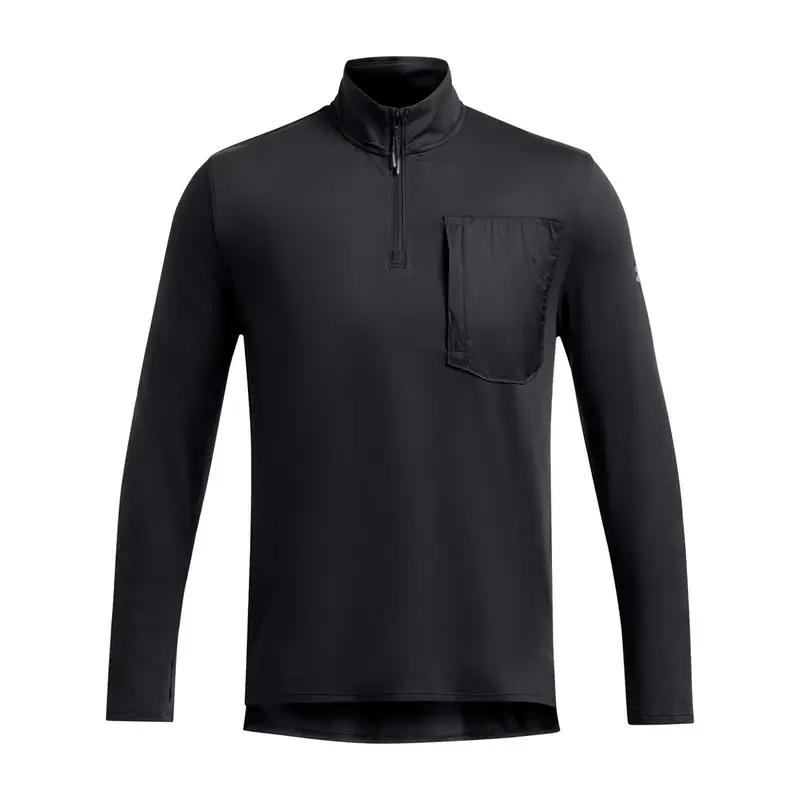 MAGLIA MANICA LUNGA MEZZA ZIP LAUNCH TRAIL Grigio