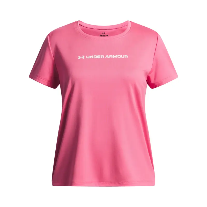 Maglia per bambini Under Armour Tech Wordmark Graphic Rose