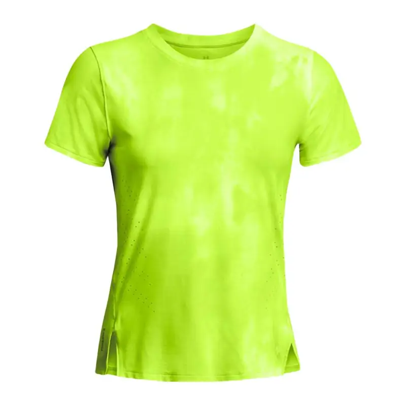 Maglia Running Laser Wash High-Vis-Giallo Nero Donna XS