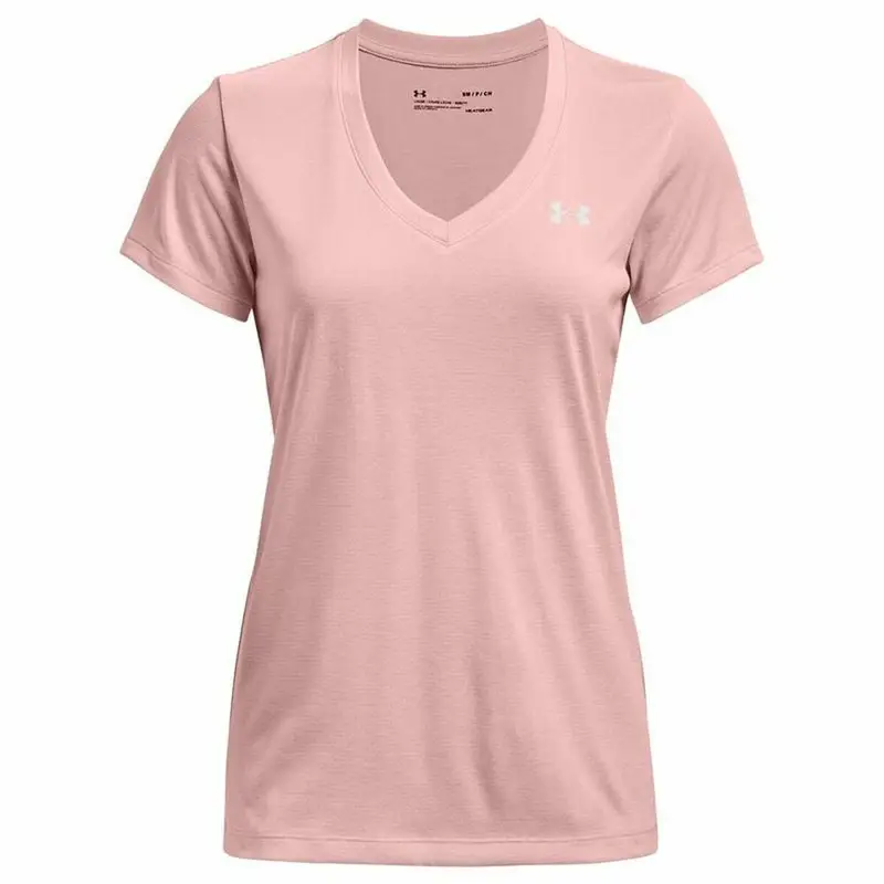 Maglia Sportiva a Maniche Corte Under Armour Tech SSV Rosa | Under Armour