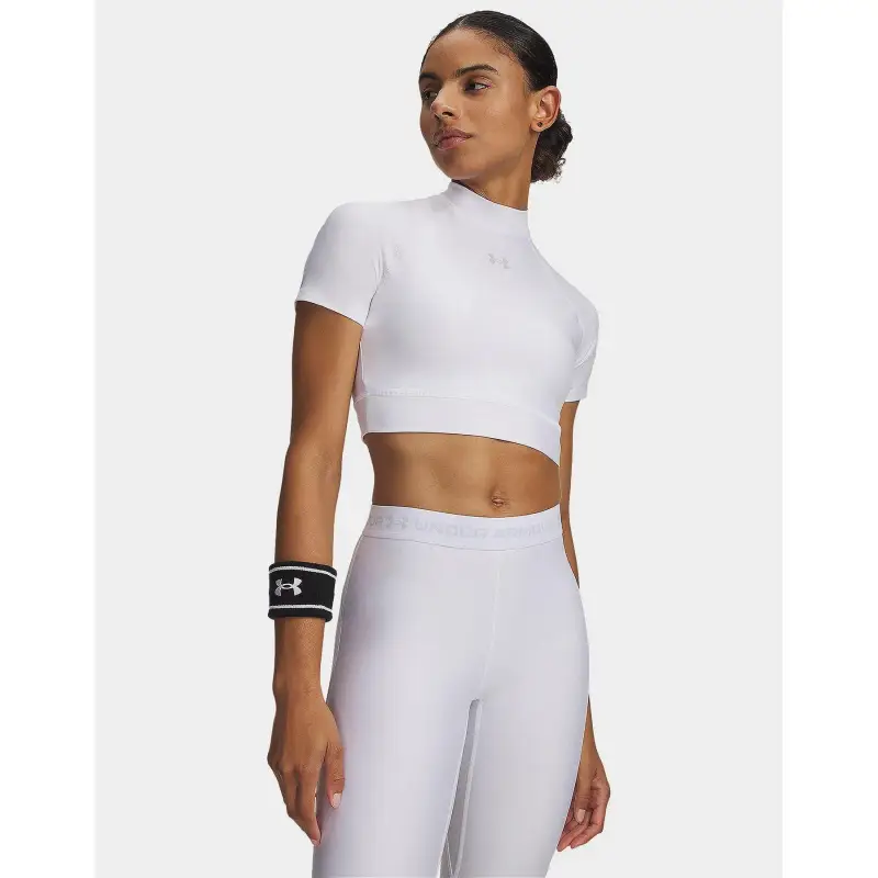 Maglia termica da donna Under Armour HeatGear® Blanc