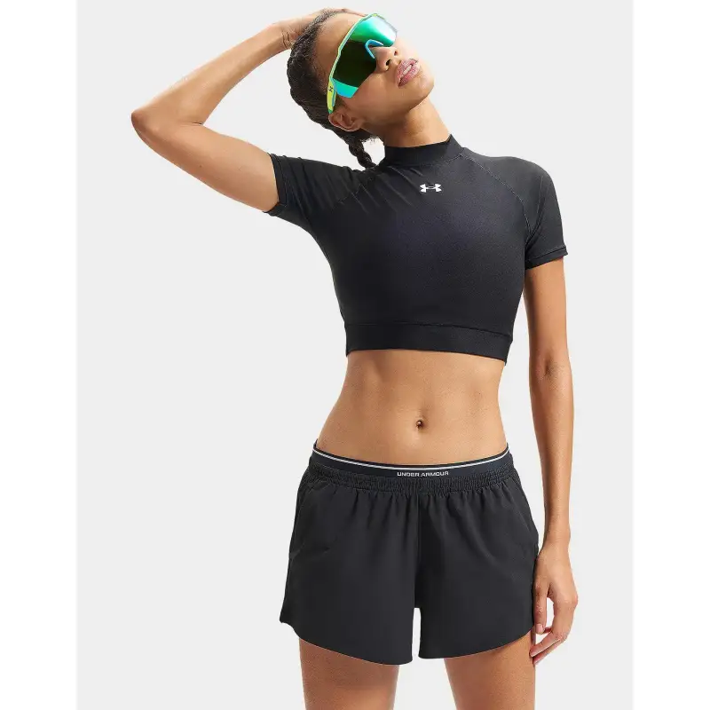 Maglia termica da donna Under Armour HeatGear® Noir