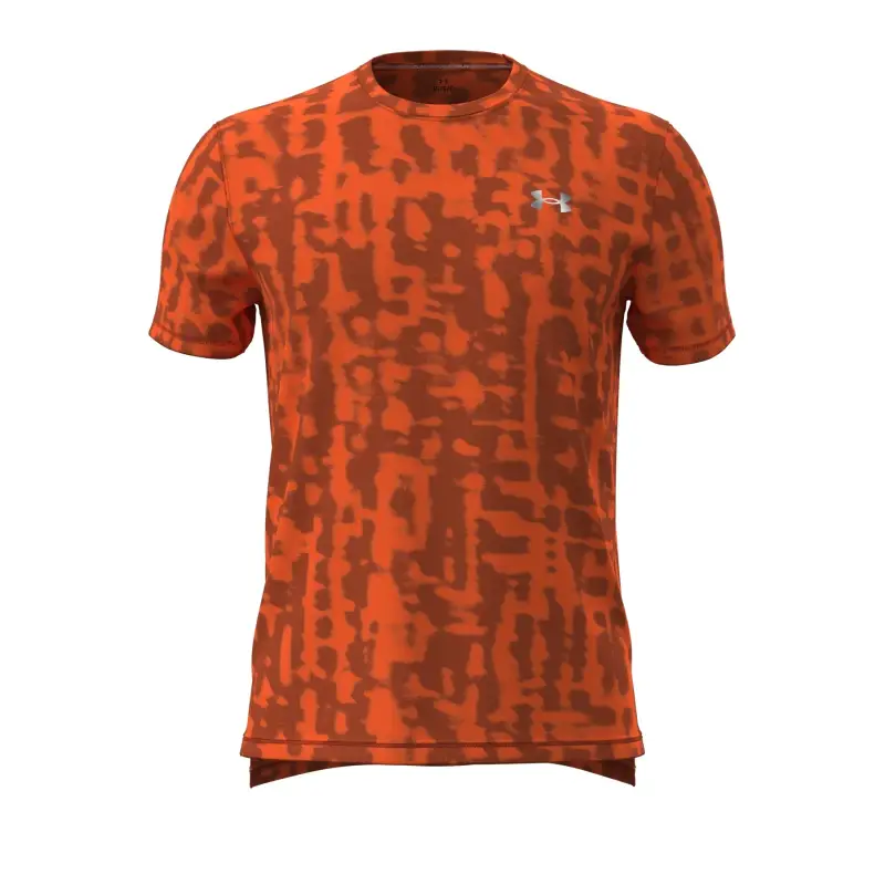 Maglia Under Armour Launch Printed Orange