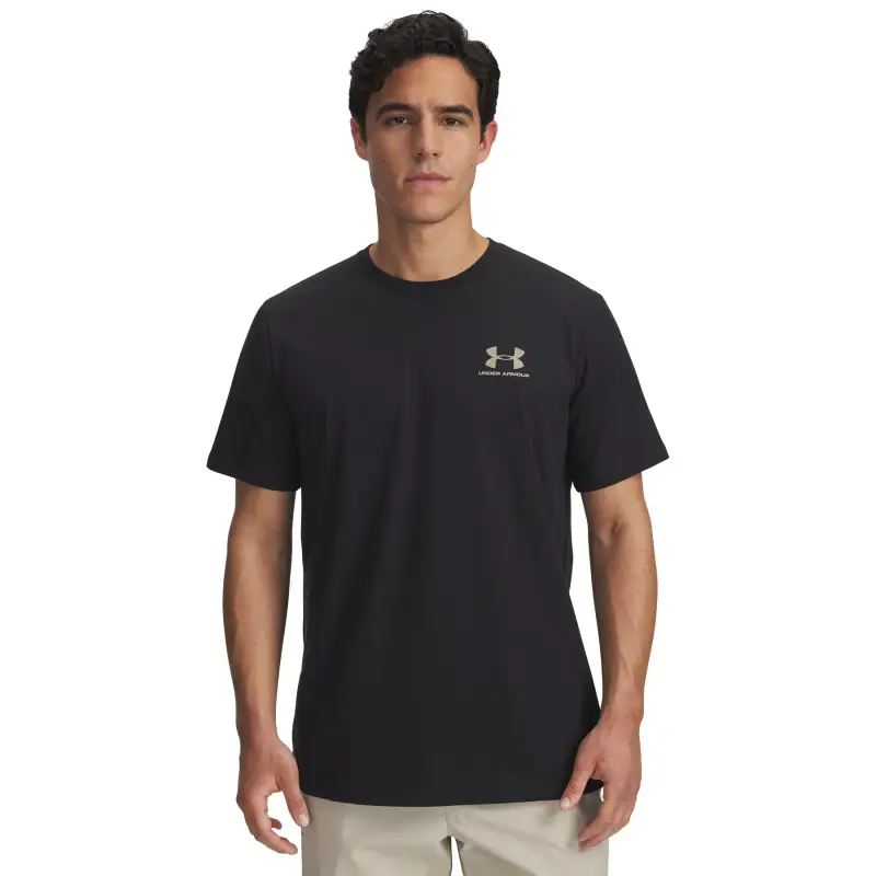 Maglia Under Armour Left Chest Logo Noir