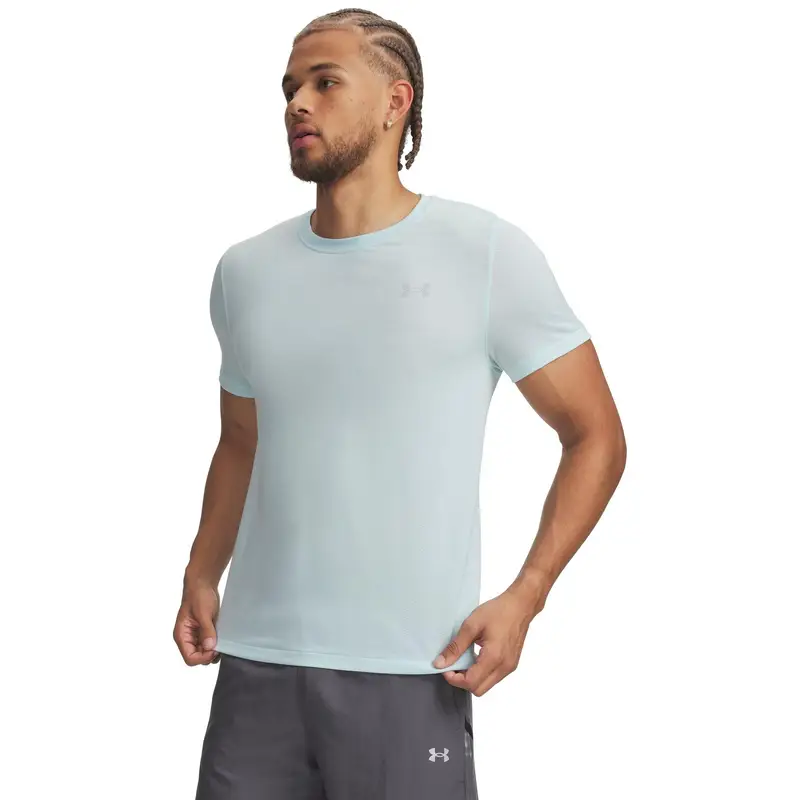 Maglia Under Armour Wool Run Blanc