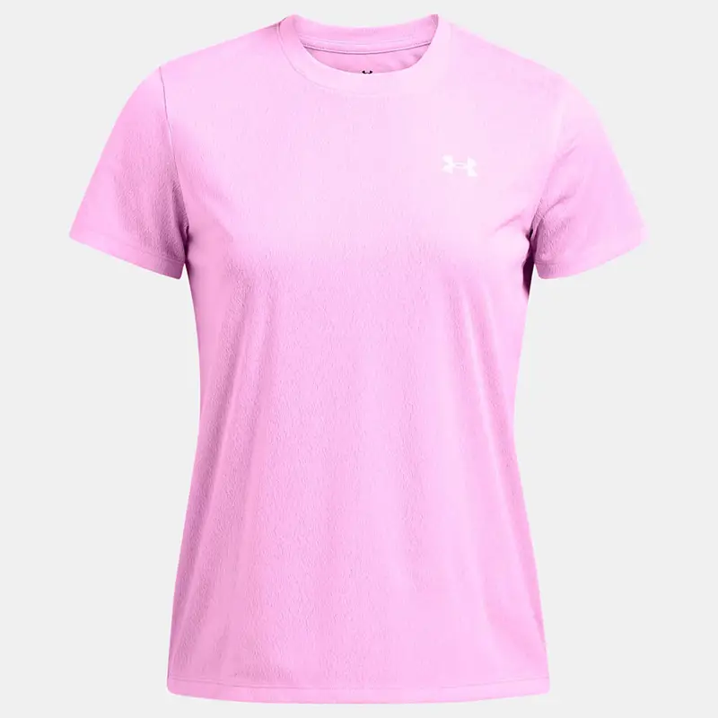 Maglietta A Maniche Corte Under Armour Donna Ua Tech™ Riddle Rose | Under Armour Rosa