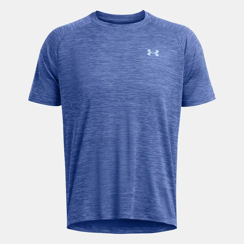 Maglietta A Maniche Corte Under Armour Uomo Ua Tech™ Textured Tech Blu | Under Armour