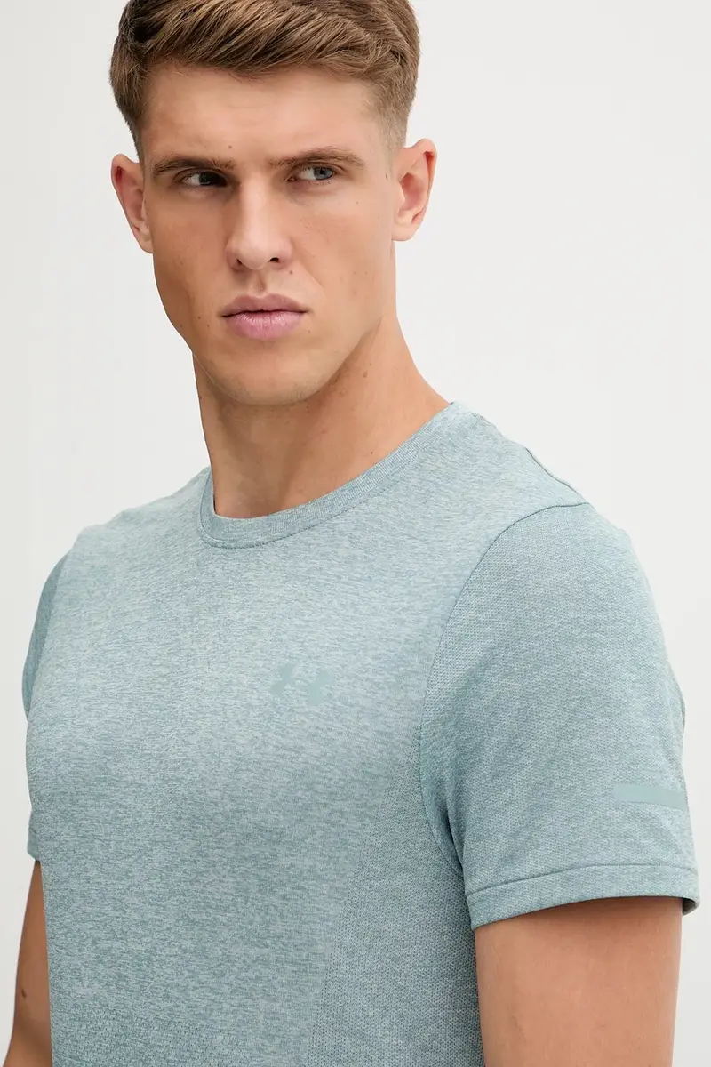 maglietta da corsa Seamless Stride colore verde 1375692 Turchese miniatura 4