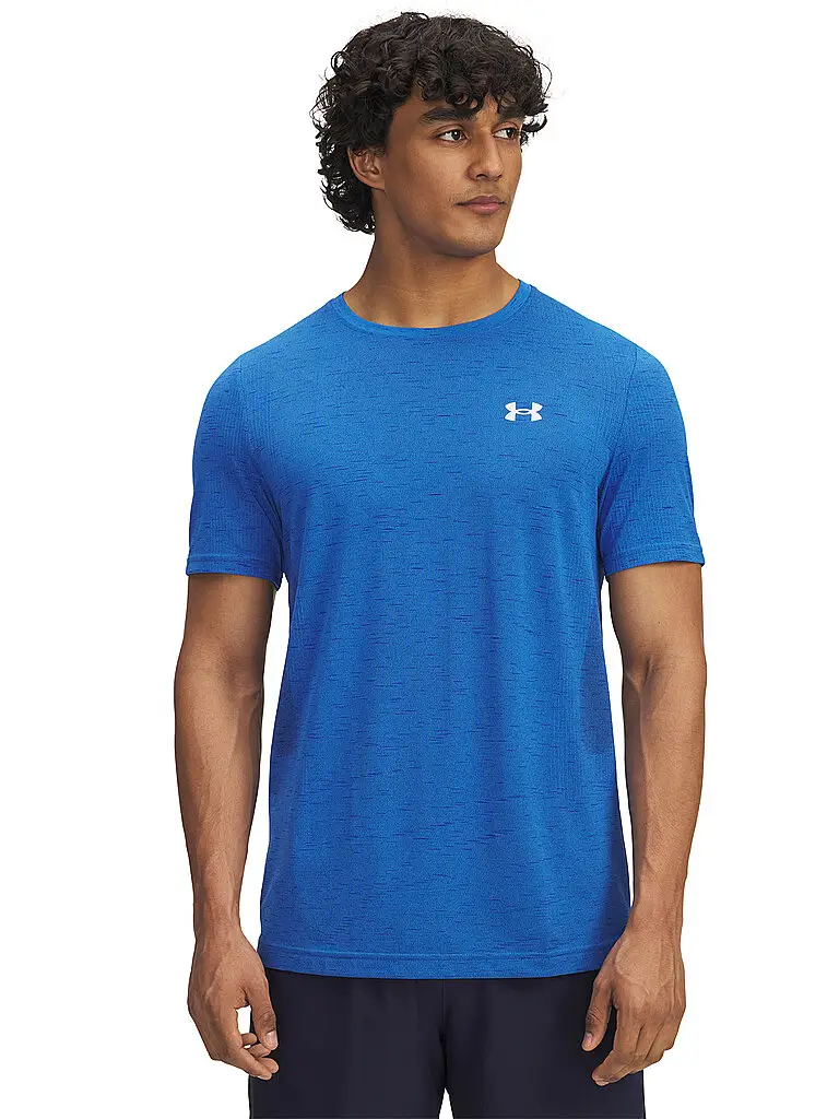 Maglietta da fitness da uomo UA Vanish Seamless blu | S