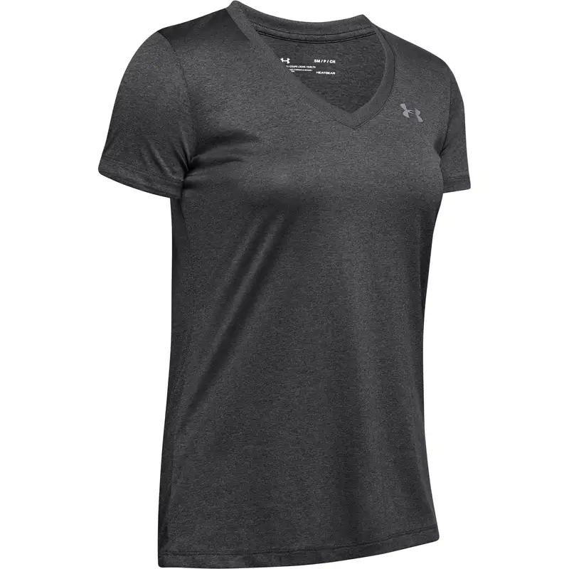 Maglietta donna con scollo a V Under Armour Tech™ Gris