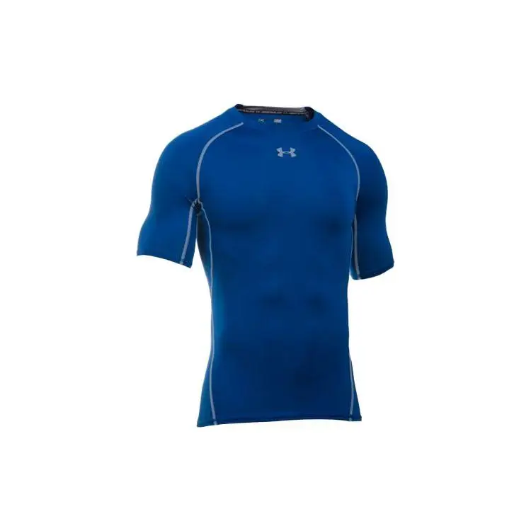Maglietta Fitness a Maniche Corte a Compressione Under Armour Training Uomo top Blu 1257468-400 S