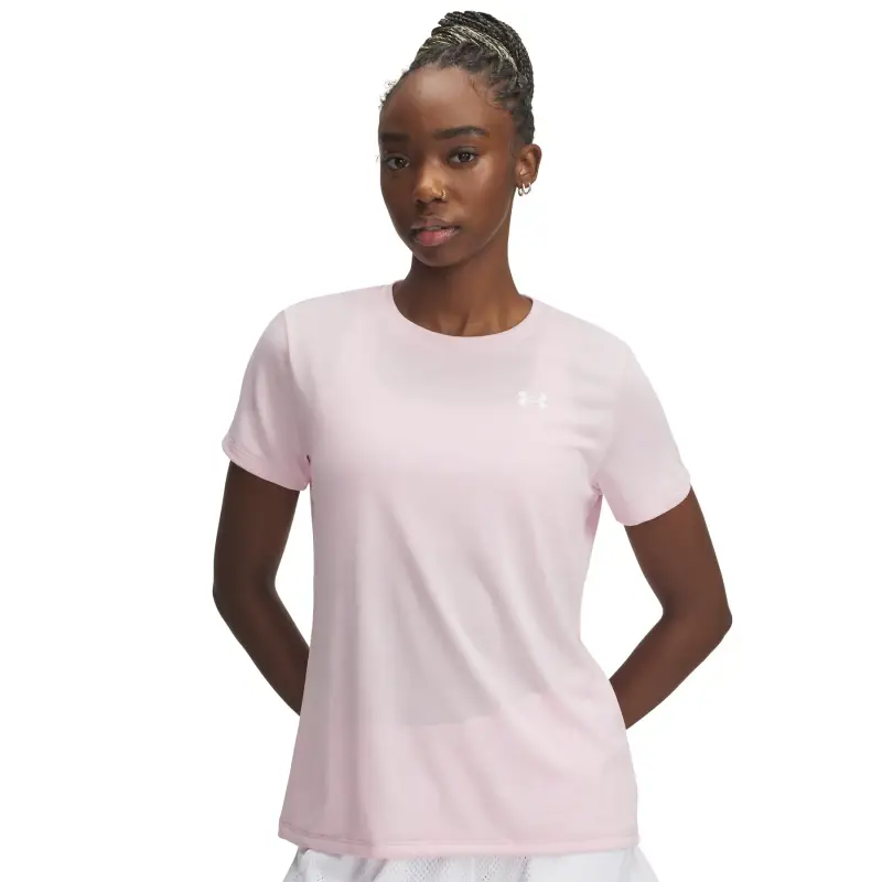 Maglietta in poliestere donna Under Armour Tech Rose