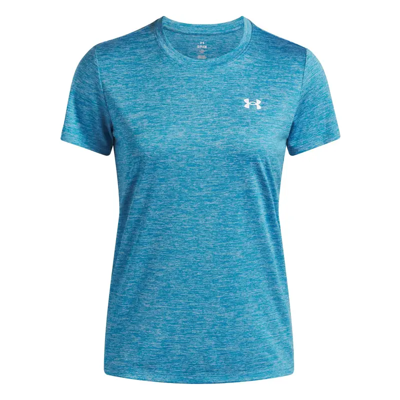 Maglietta mélange donna Under Armour Tech Bleu