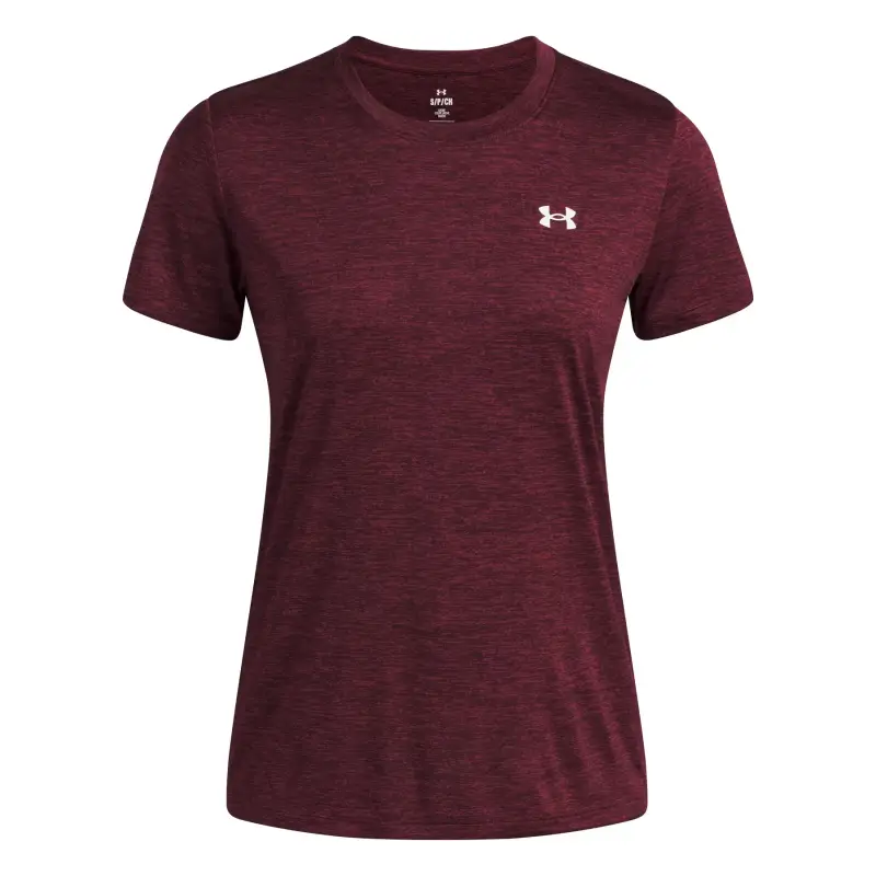 Maglietta mélange donna Under Armour Tech Marron