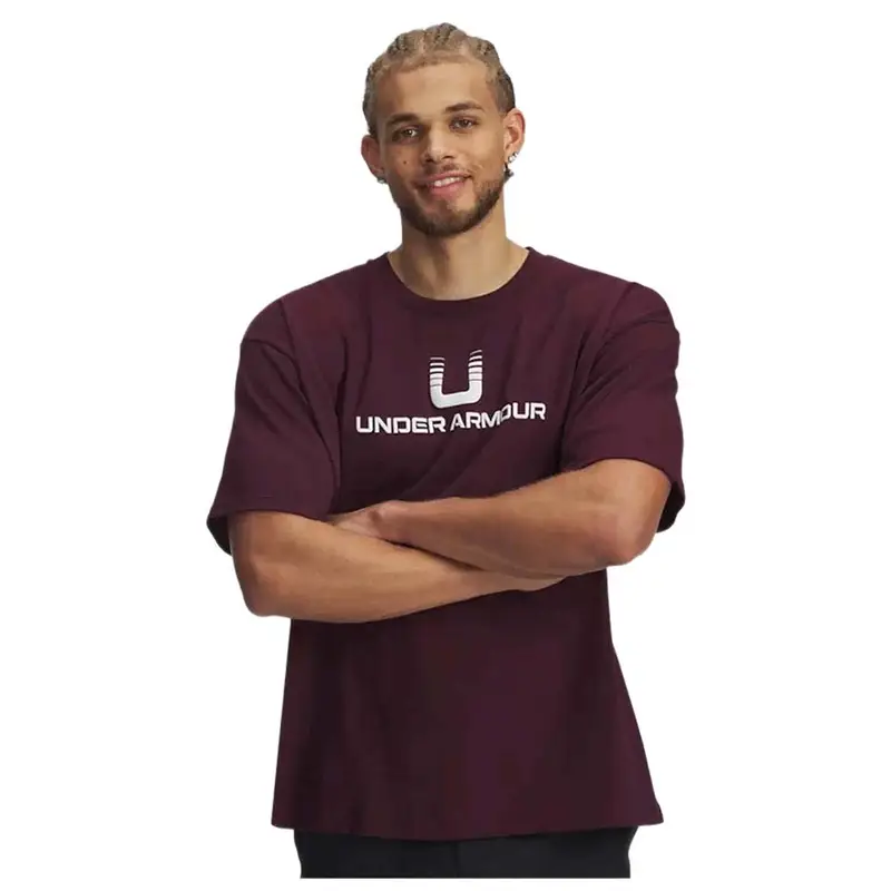 Maglietta Palestra Logo Ghl Bordeaux Uomo M