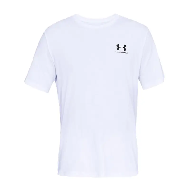 Maglietta Palestra Logo Piccolo Bianco Uomo L