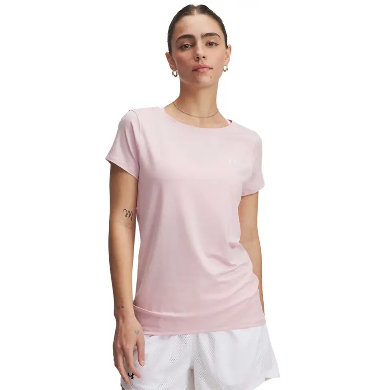 Maglietta Palestra Tech Mesh Rosa Donna XS
