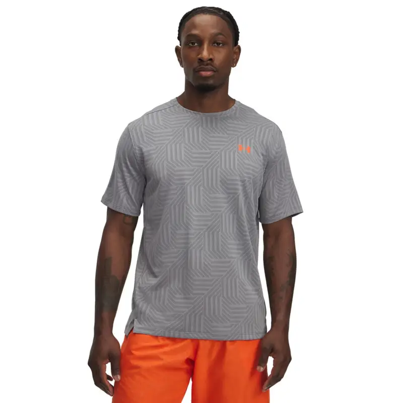 Maglietta Palestra Tech Vent Grigio Uomo XL