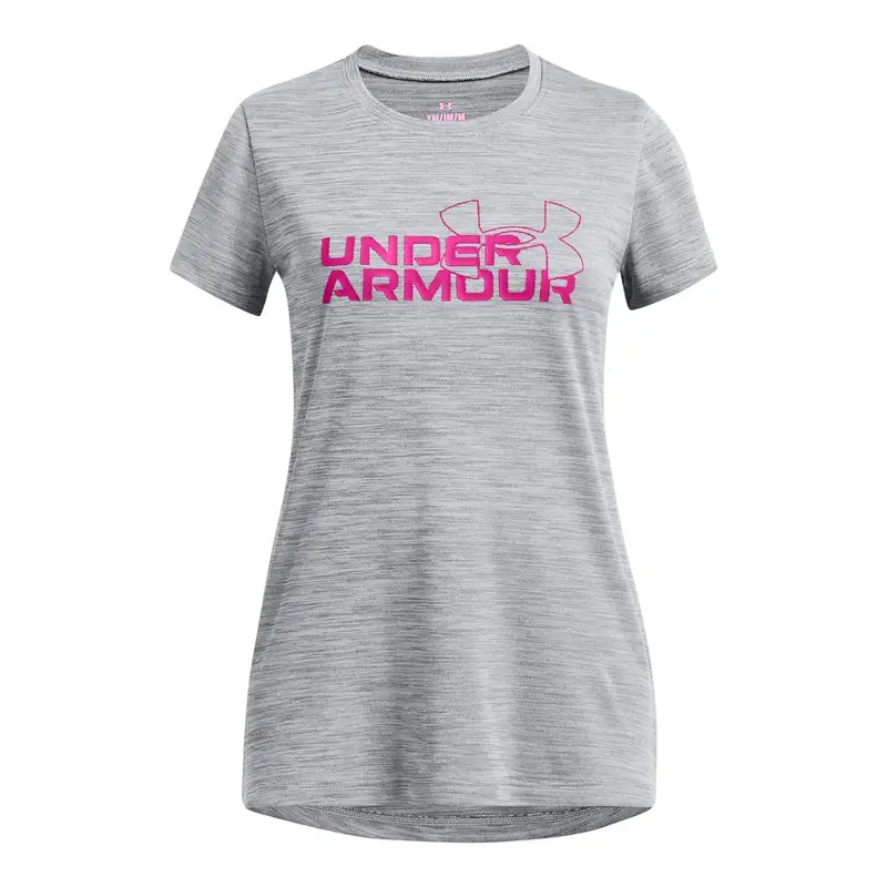 Maglietta ragazza Under Armour Tech™ Twist Wordmark Noir